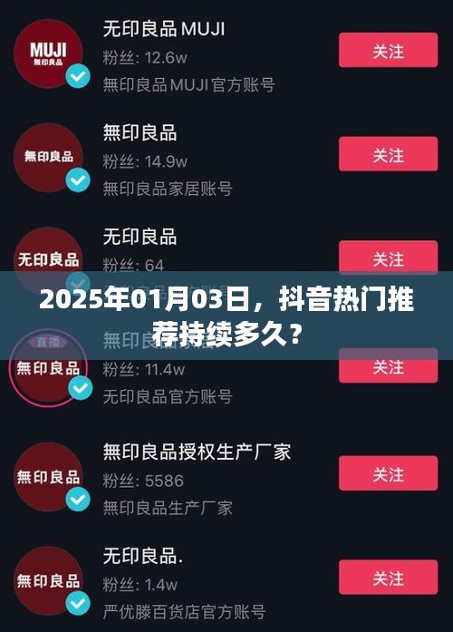 抖音熱門推薦持續時長揭秘，2025年最新預測！