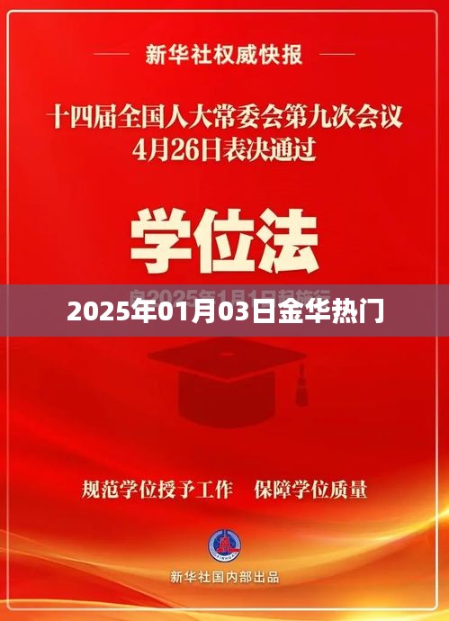 金華熱門活動一覽，2025年1月3日精彩瞬間