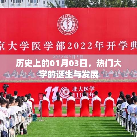 熱門大學誕生與成長歷程，歷史視角下的01月03日回顧
