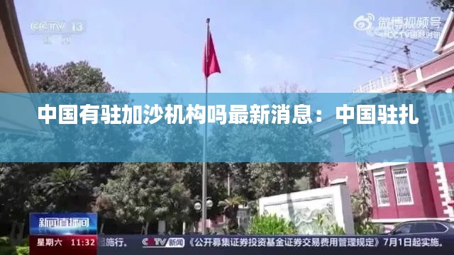 中國有駐加沙機構嗎最新消息：中國駐扎 