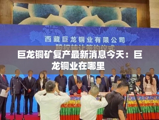 巨龍銅礦復產最新消息今天：巨龍銅業在哪里 