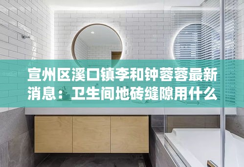 宣州區溪口鎮李和鐘蓉蓉最新消息：衛生間地磚縫隙用什么膠 