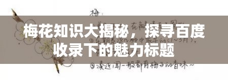 梅花知識(shí)大揭秘，探尋百度收錄下的魅力標(biāo)題