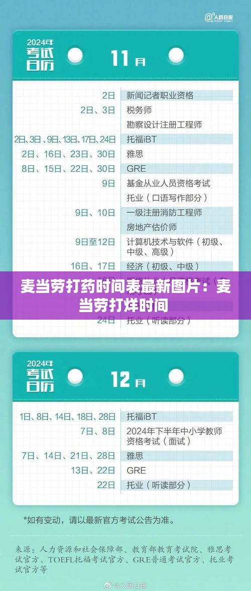 麥當勞打藥時間表最新圖片：麥當勞打烊時間 