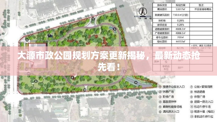 大源市政公園規劃方案更新揭秘，最新動態搶先看！