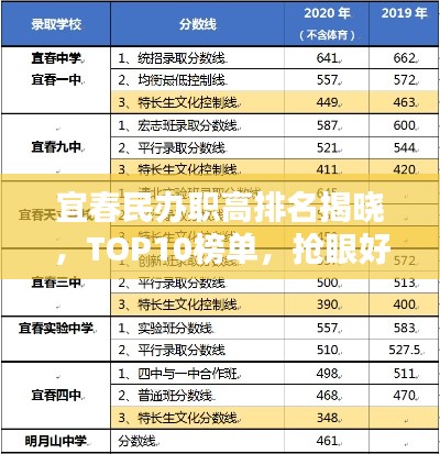 宜春民辦職高排名揭曉，TOP10榜單，搶眼好校一網打盡！