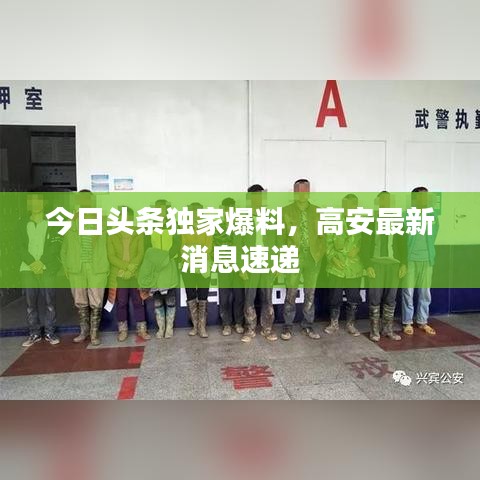 今日頭條獨家爆料，高安最新消息速遞