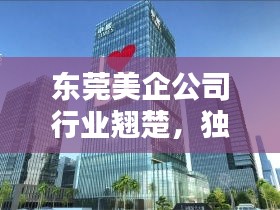 東莞美企公司行業翹楚，獨占鰲頭