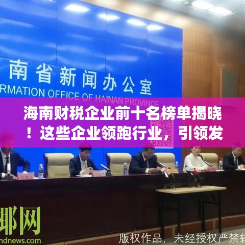 海南財稅企業前十名榜單揭曉！這些企業領跑行業，引領發展潮流