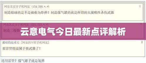 云意電氣今日最新點(diǎn)評(píng)解析