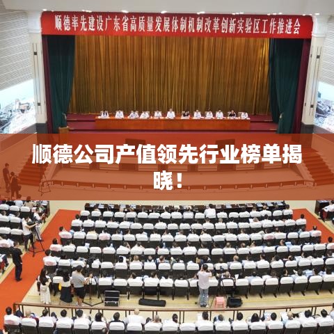 順德公司產值領先行業榜單揭曉！