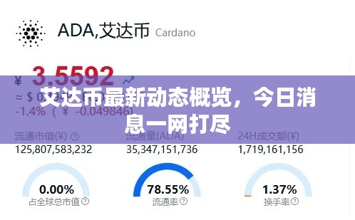 艾達(dá)幣最新動(dòng)態(tài)概覽，今日消息一網(wǎng)打盡