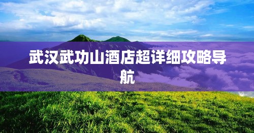 武漢武功山酒店超詳細攻略導航