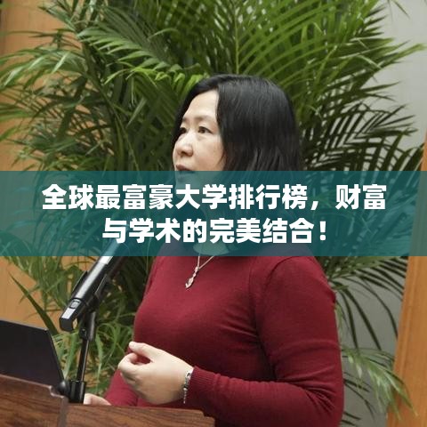 全球最富豪大學排行榜，財富與學術的完美結合！