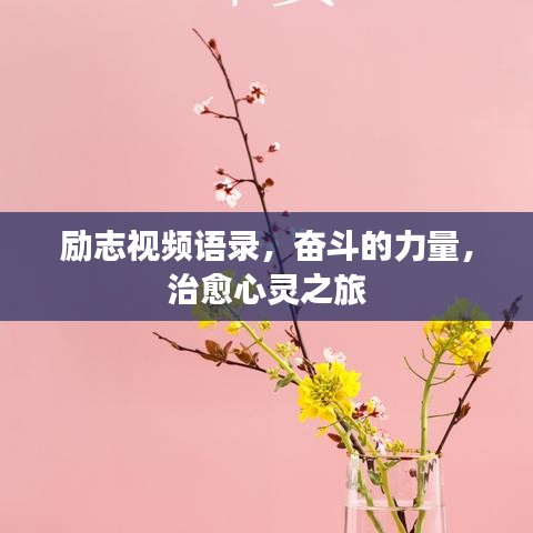勵志視頻語錄，奮斗的力量，治愈心靈之旅