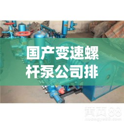 國產變速螺桿泵公司排行榜及行業影響力解析