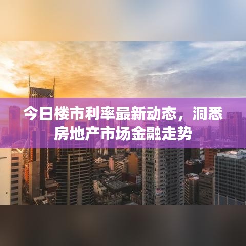 今日樓市利率最新動態，洞悉房地產市場金融走勢