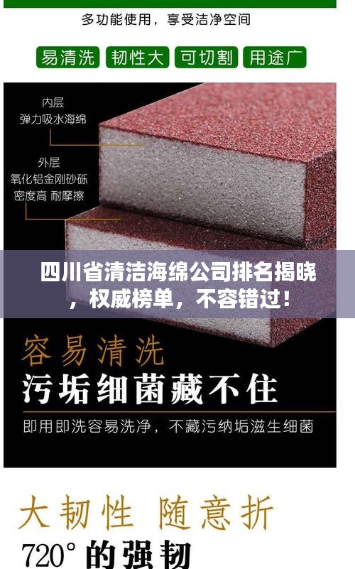 四川省清潔海綿公司排名揭曉，權(quán)威榜單，不容錯過！