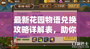 最新花園物語兌換攻略詳解表，助你輕松獲取豐厚獎勵！