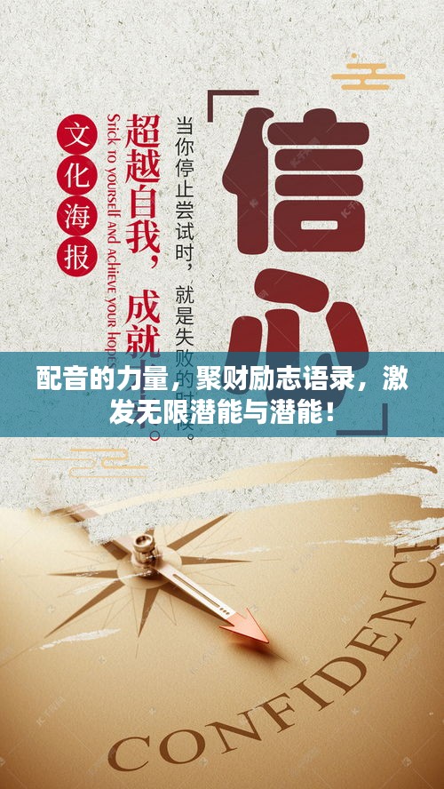 配音的力量，聚財勵志語錄，激發無限潛能與潛能！