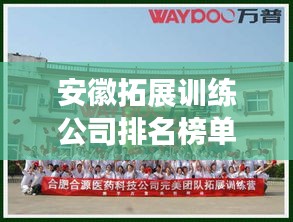 安徽拓展訓(xùn)練公司排名榜單揭曉！專(zhuān)業(yè)機(jī)構(gòu)一覽無(wú)余
