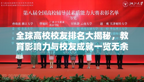 全球高校校友排名大揭秘，教育影響力與校友成就一覽無余