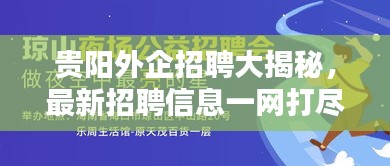 貴陽外企招聘大揭秘，最新招聘信息一網打盡，多家外企火熱尋求精英人才