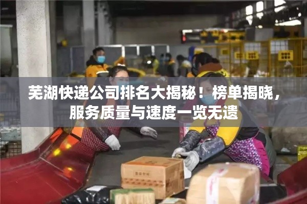 蕪湖快遞公司排名大揭秘！榜單揭曉，服務(wù)質(zhì)量與速度一覽無遺