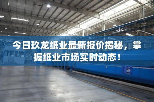 今日玖龍紙業(yè)最新報(bào)價(jià)揭秘，掌握紙業(yè)市場(chǎng)實(shí)時(shí)動(dòng)態(tài)！