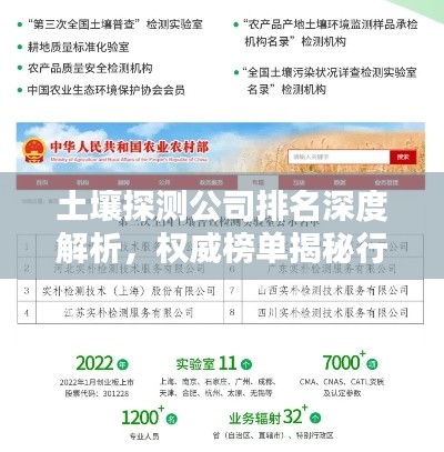 土壤探測公司排名深度解析，權威榜單揭秘行業領導者