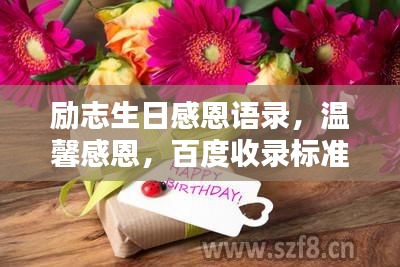 勵志生日感恩語錄，溫馨感恩，百度收錄標準標題