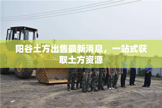 陽谷土方出售最新消息，一站式獲取土方資源
