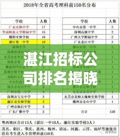 湛江招標公司排名揭曉，行業影響力大揭秘！