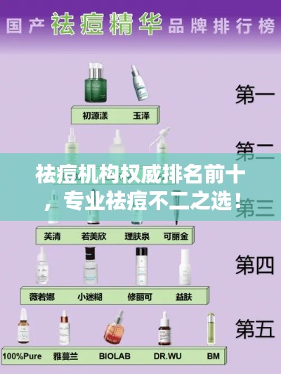 祛痘機構權威排名前十，專業祛痘不二之選！