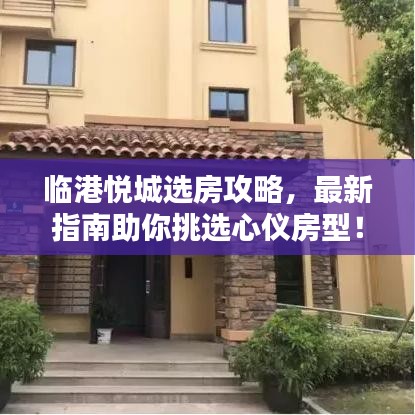 臨港悅城選房攻略，最新指南助你挑選心儀房型！
