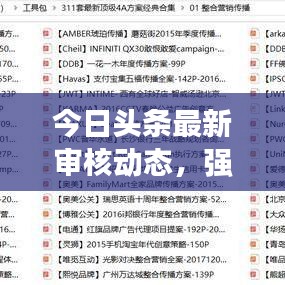 今日頭條最新審核動(dòng)態(tài)，強(qiáng)化內(nèi)容審核，確保信息真實(shí)可靠，保障用戶閱讀安全