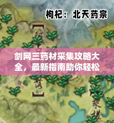 劍網三藥材采集攻略大全，最新指南助你輕松掌握采集技巧！