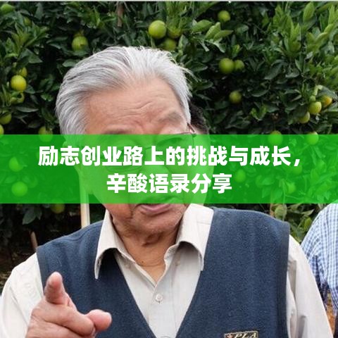 勵志創業路上的挑戰與成長，辛酸語錄分享