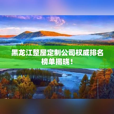 黑龍江整屋定制公司權威排名榜單揭曉！