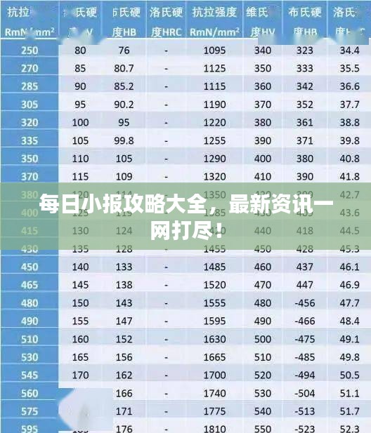 每日小報攻略大全，最新資訊一網打盡！