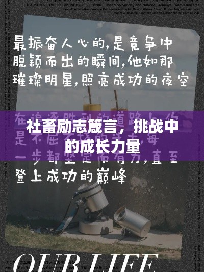 社畜勵志箴言，挑戰(zhàn)中的成長力量