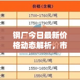 鋼廠今日最新價格動態解析，市場走勢深度分析